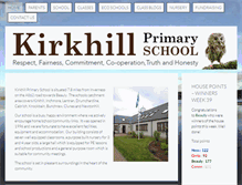 Tablet Screenshot of kirkhillprimary.co.uk